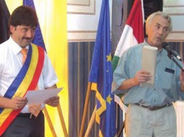 împreună cu primarul Petru Antal
